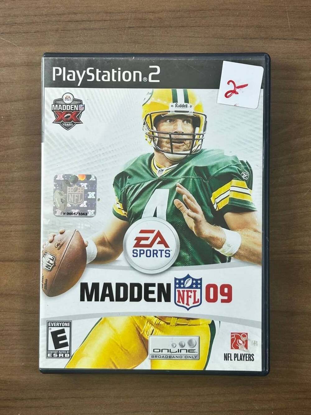 Madden NFL 09 Sony PlayStation 2 PS2 2008 Complete w/ Manual CIB